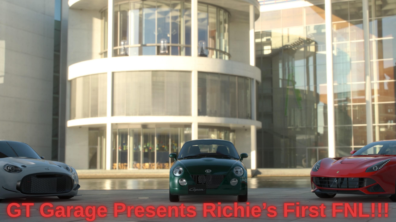 GT Garage Presents Richie's First FNL!!!